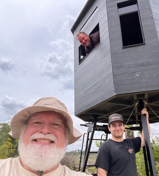 buckstop photo 3123 360 hunting blind installation dooly county narrow